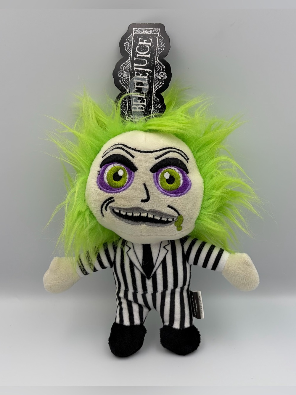 NWT Beetlejuice Halloween Horror 9” Plush Dog Pet Toy New Fetch Toys